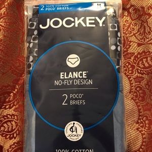 Men’s Jockey Elance Poco Underwear Briefs 2 pack size Medium